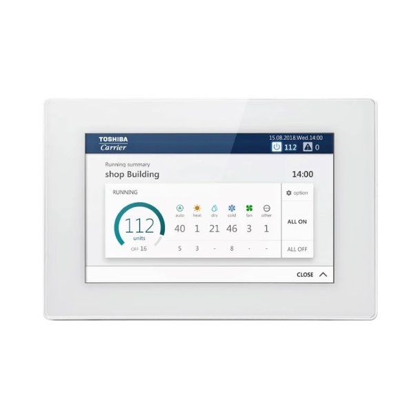 Carrier Introduces New Toshiba Carrier VRF Touchscreen Controller